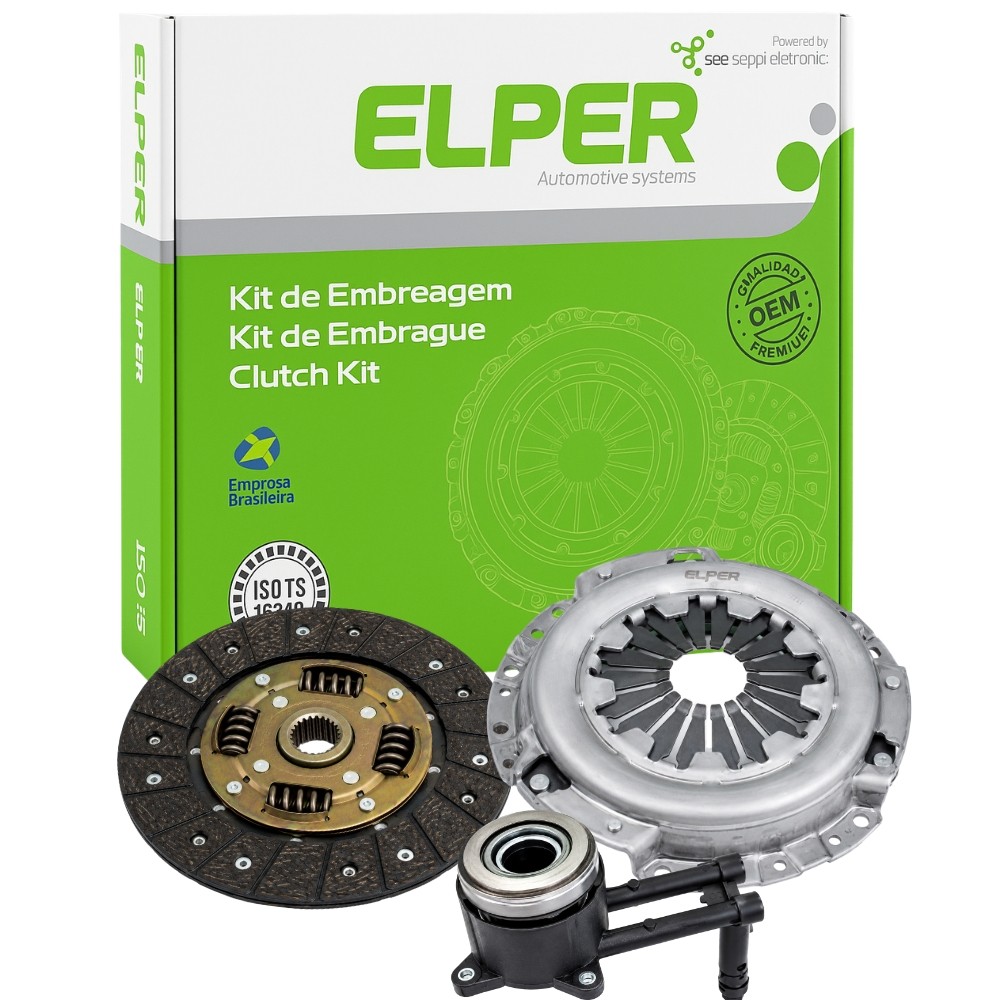 Kit Embreagem Fiesta Ka 1.0 1.3 1.4 8v 16v Com Atuador