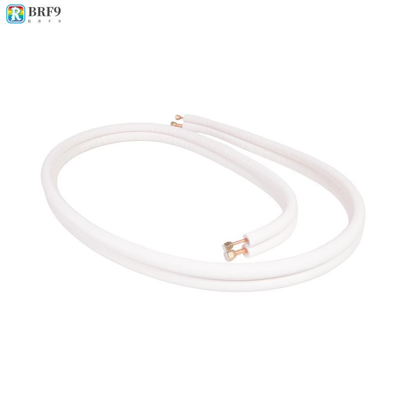 Par De Ar Condicionado De 3 Metros Tubo De Bobina 1/4 Pol . 3/8 Linha De Alumínio Isolada Fio Conjunto De Peças Refriger