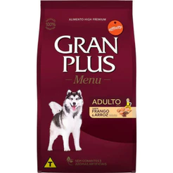 Ração pra Cães Adultos GranPlus Menu Frango e Arroz 15kg