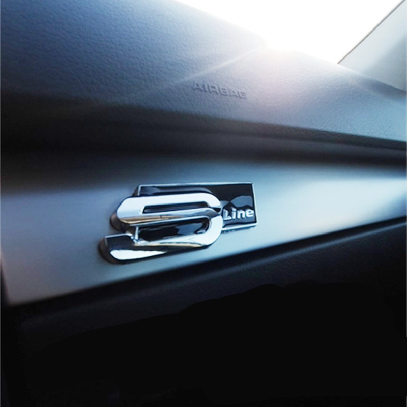 Adesivos Metálicos 3D para Carros Audi A1 A3 A4 A5 A6 A7 A8 Q2 Q3 Q5 Q7 Q8 S4 S3 S5 S6 S8 Sline S Lin Emblem GI4P