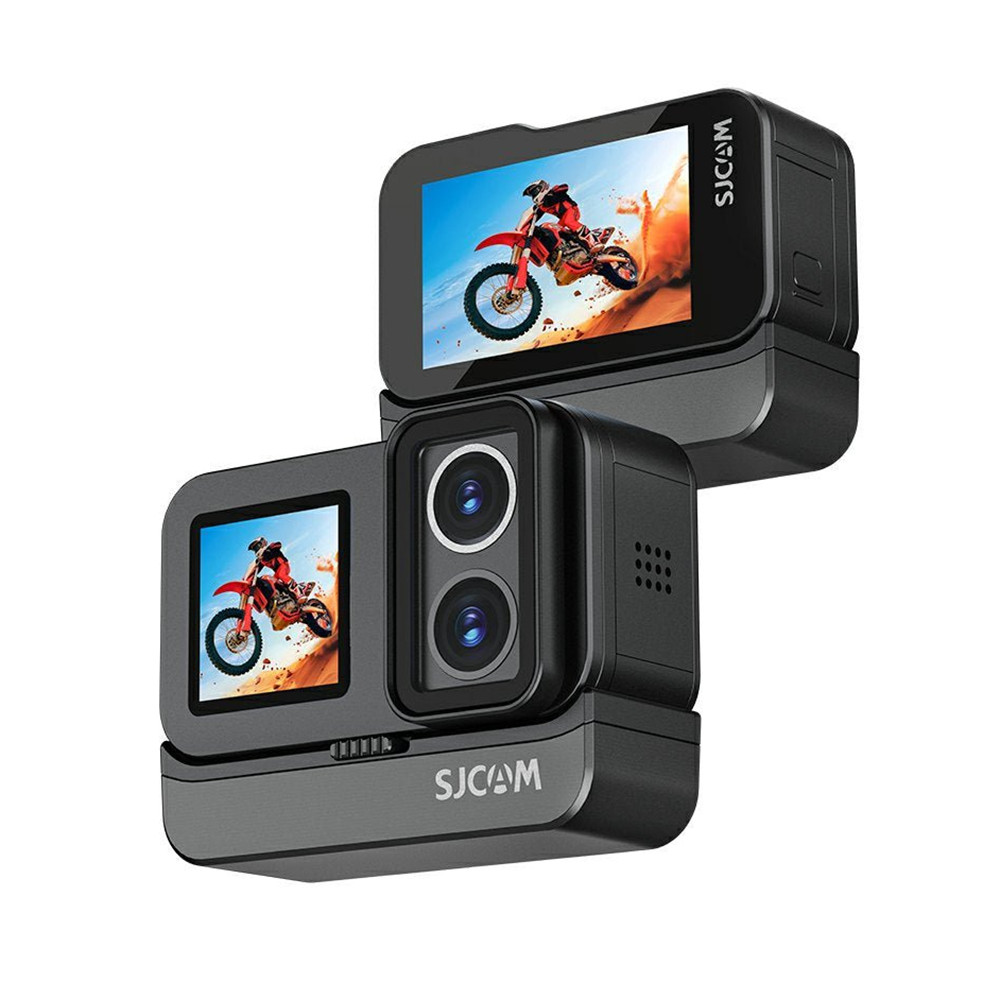 SJCAM SJ20 4K Câmera de ação com tela sensível ao toque e lente dupla em Oferta na Shopee