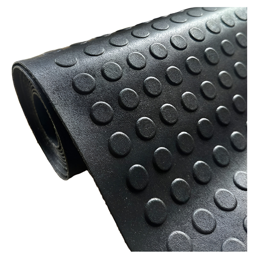 5m Piso Moeda Chão De Elevador 3mm X 50cm Larg Preto