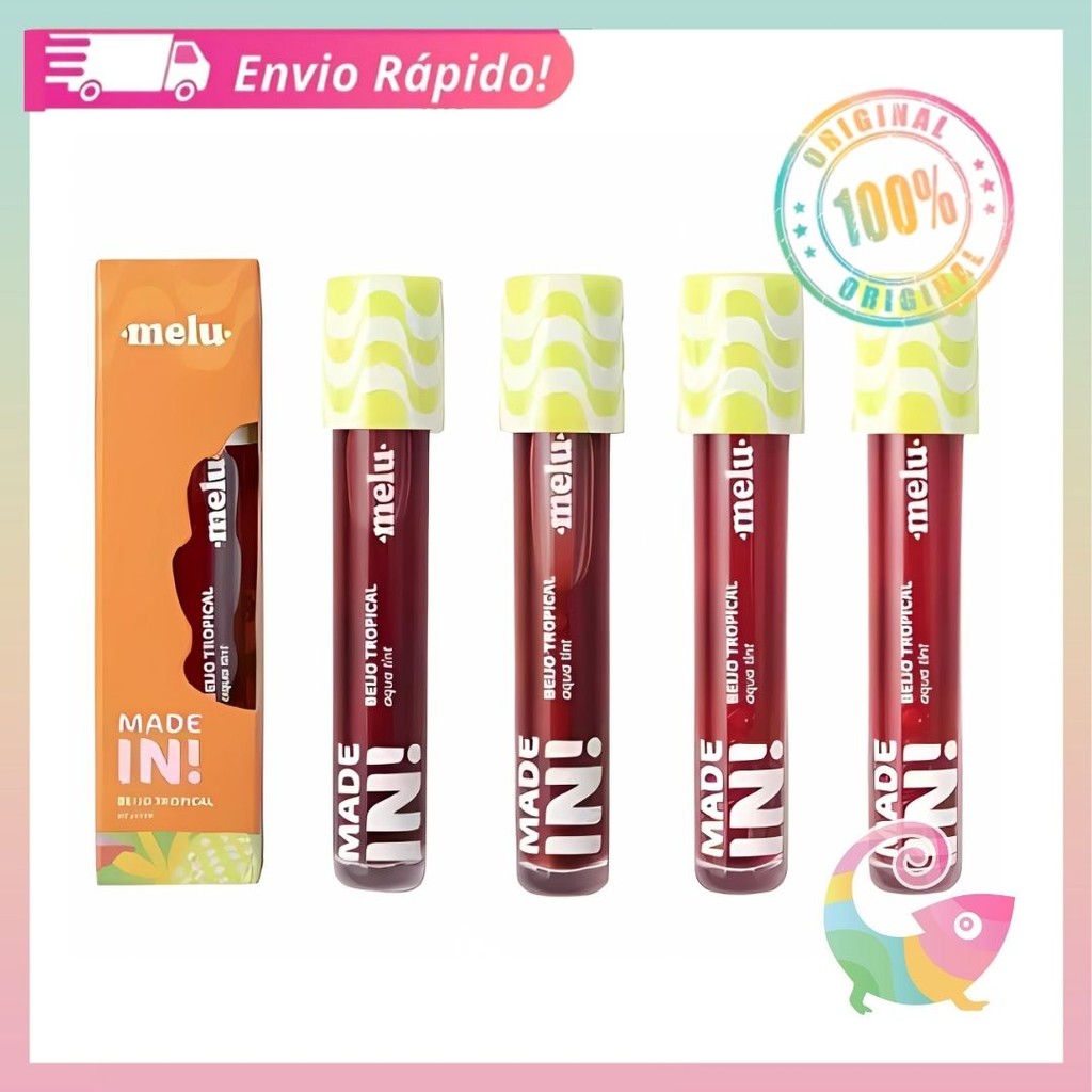 Aqua Tint Sombra Blush Melu Made In Beijo Tropical RR- L6602