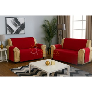 Protetor de Sofá Aveludado Camurça Suede 2 e 3 Lugares com Bolso Porta Objetos Capa para Sofá Manta Veludo em Oferta na Shopee