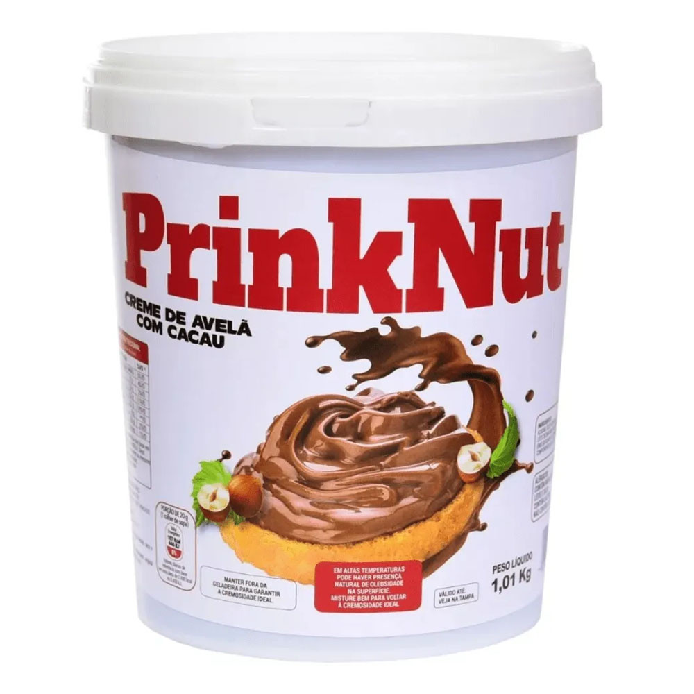 Creme De Avelã Com Cacau 1,01kg Prinknut em Oferta na Shopee