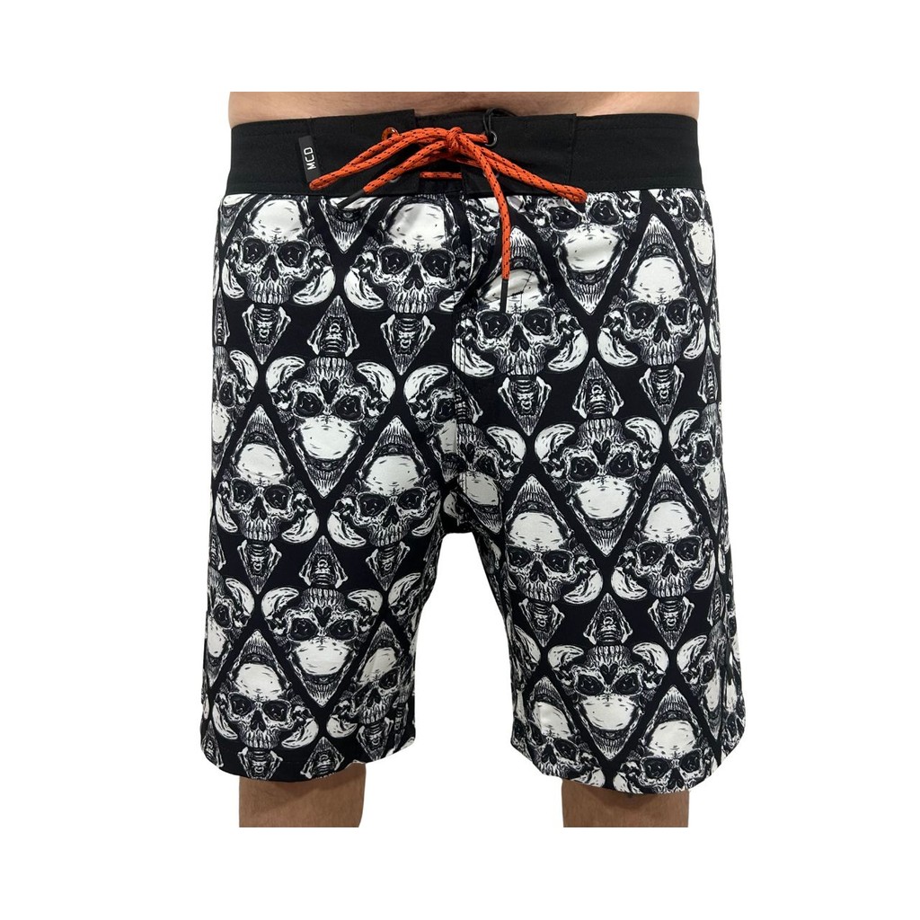 Bermuda Mcd Boardshorts Caveiras Original Exclusiva