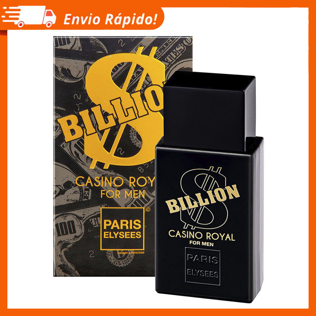 Perfume Masculino Billion Casino Royal Paris Elysees - EDT 100ml