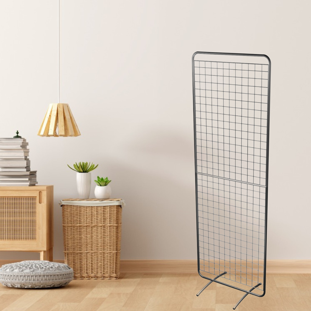 Biombo Chão Expositor Loja Preto em Oferta na Shopee