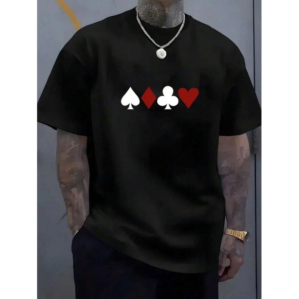 Camiseta Masculina Manilhas do Baralho Cartas Zap Sete Copas oferta