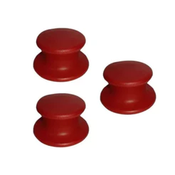 Kit 3 Pomel Vermelho Para Tampa Panelas e Frigideiras