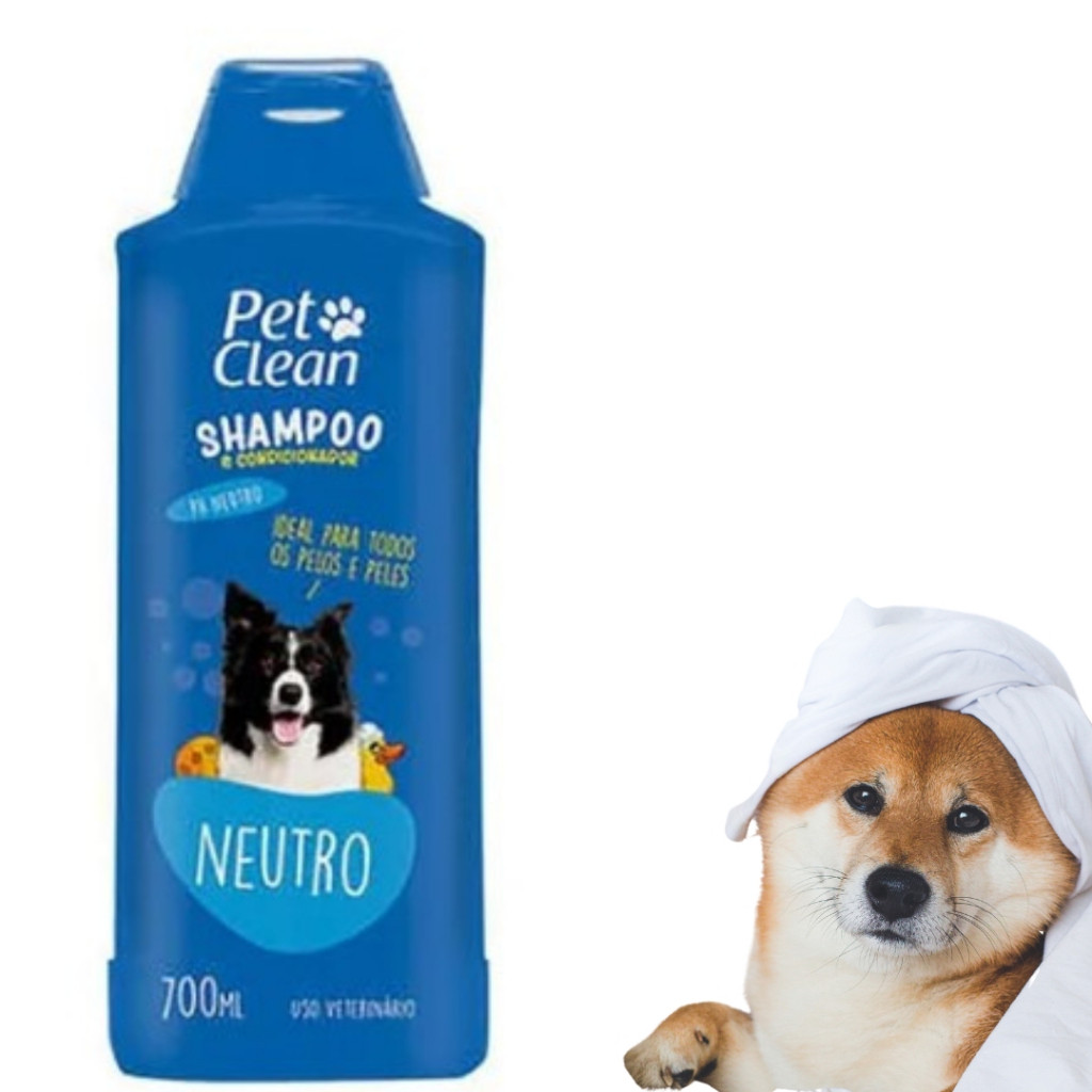 Shampoo Neutro Pet Clean 700ml Cães Cachorros Pet Super — R$ 20,99 em Shopee
