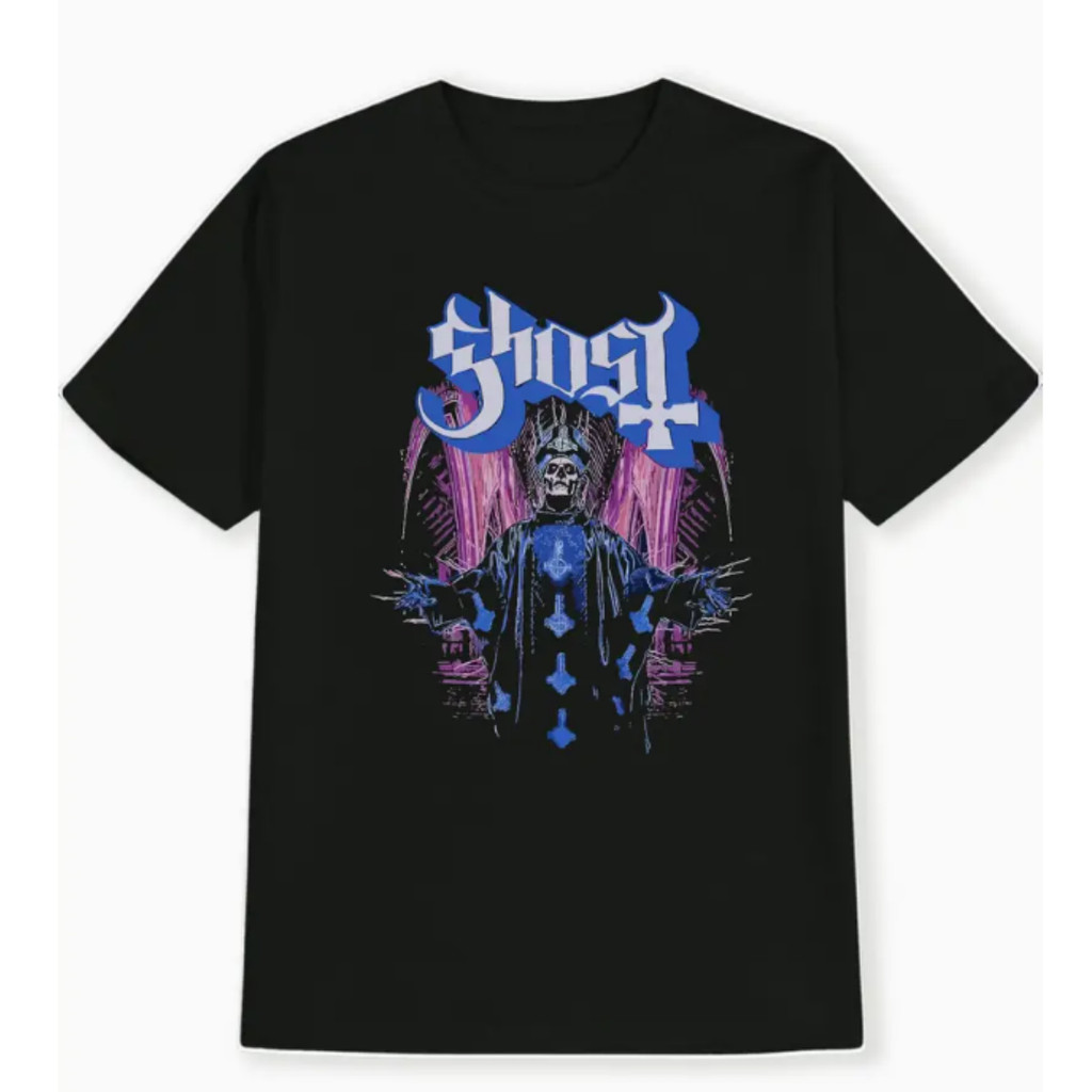 Bonito Camiseta Masculina Preta Com Estampa De Caveira "fantasma", Camiseta De Algodão Casual E Confortável