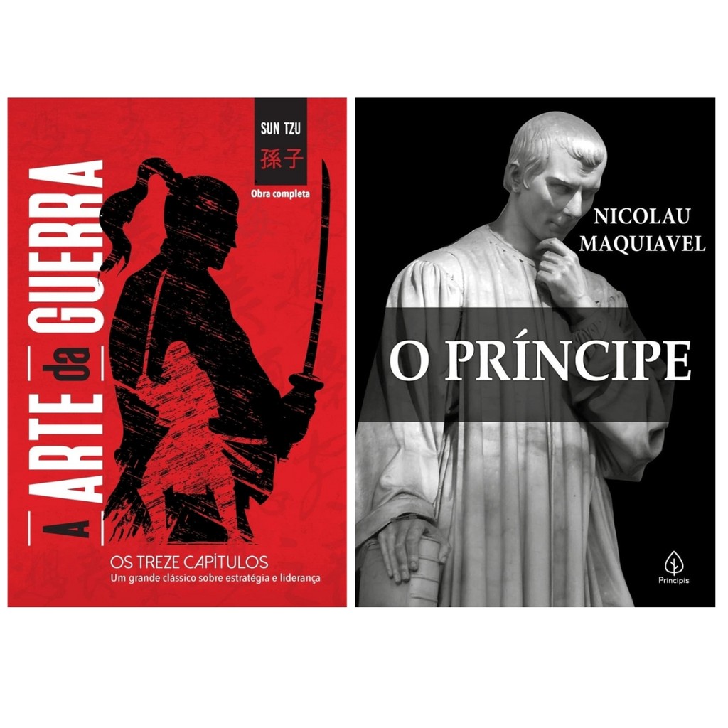 Kit 2 Livros | O Príncipe - Nicolau Maquiavel + A Arte da Guerra
