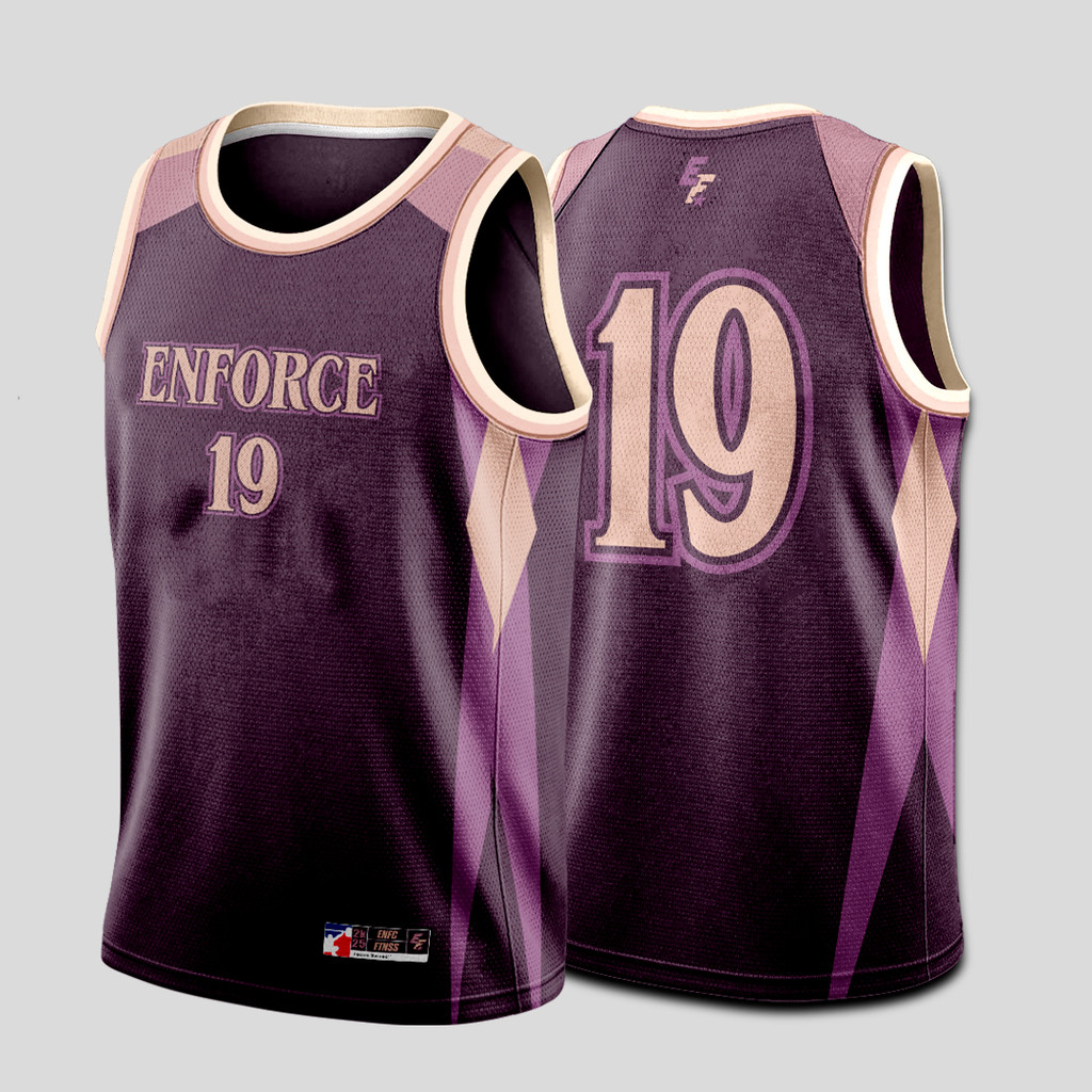 Camiseta Regata de Basquete Academia Treino Musculação Confortavel Roxa