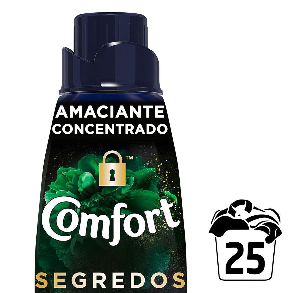 Amaciante De Roupa Concentrado Comfort 36 Segredos 500ml em Oferta na Shopee
