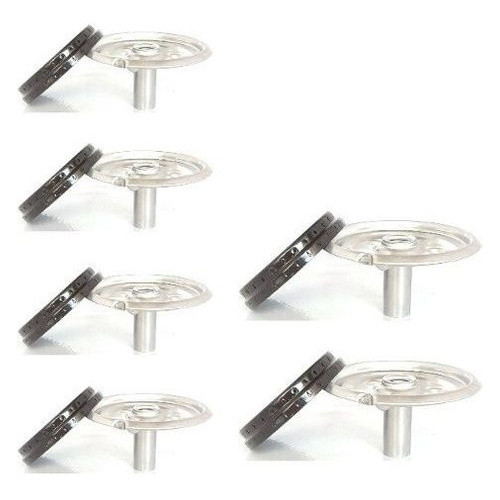 Kit 6 Queimador + 4 Espalhadores Esmaltec 2gd + 4pq - Veneza