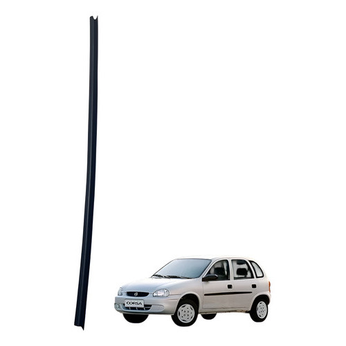 Friso Pestana Int Porta Diant Esquerda Corsa 2001 2010 Preto