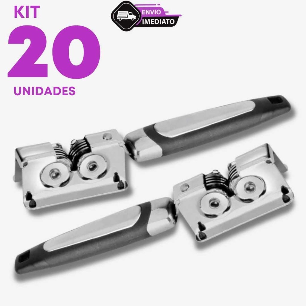 Kit 20 Afiador de Faca Profissional Utensílio Afiador Lâminas Cozinha Açougue Restaurante Churrasco