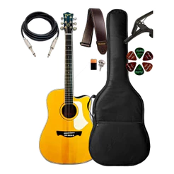 Kit Violão Tagima Andes Cutway Elétrico Aço + Acessórios