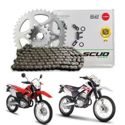Kit Relação Transmissão Para Honda Xr 250 Tornado Com Retentor Scud