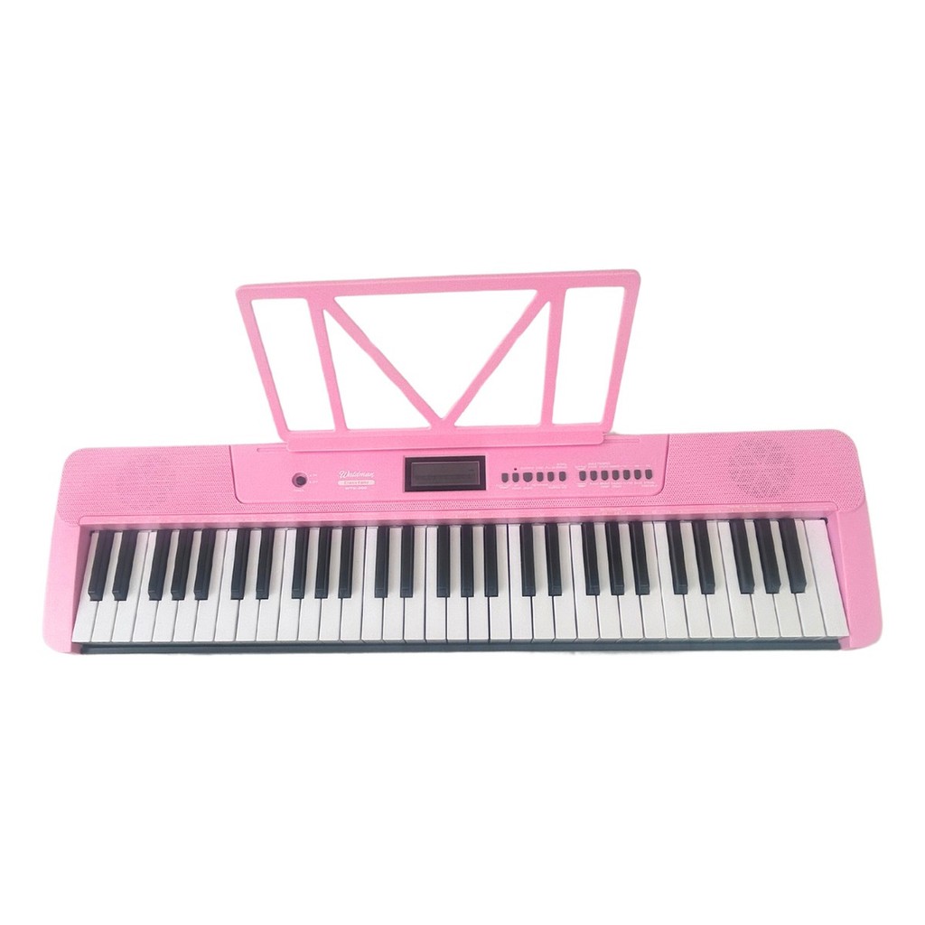 Teclado Musical 61 Teclas Waldman Waldkey WTS-300 Pink