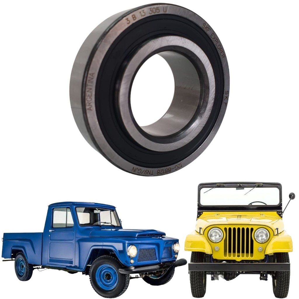 Rolamento Roda Traseira Jeep Rural F75  F100 Maverick Ford Willys Após 1970 SKF