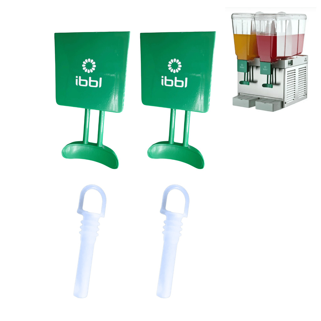 KIT 2 TORNEIRA E 2 CHUPETA DE SILICONE REFRESQUEIRA IBBL BBS