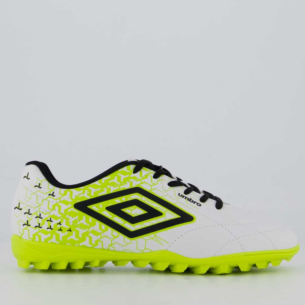 Chuteira Umbro Class Neo Society Branca e Verde em Oferta na Shopee