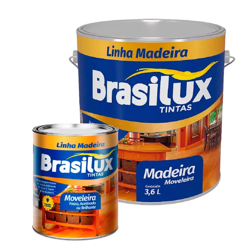 Verniz Imbuia 900ml ou 3,6L – Proteção Brilhante E Acabamento Impecável Para Madeira - BRASILUX