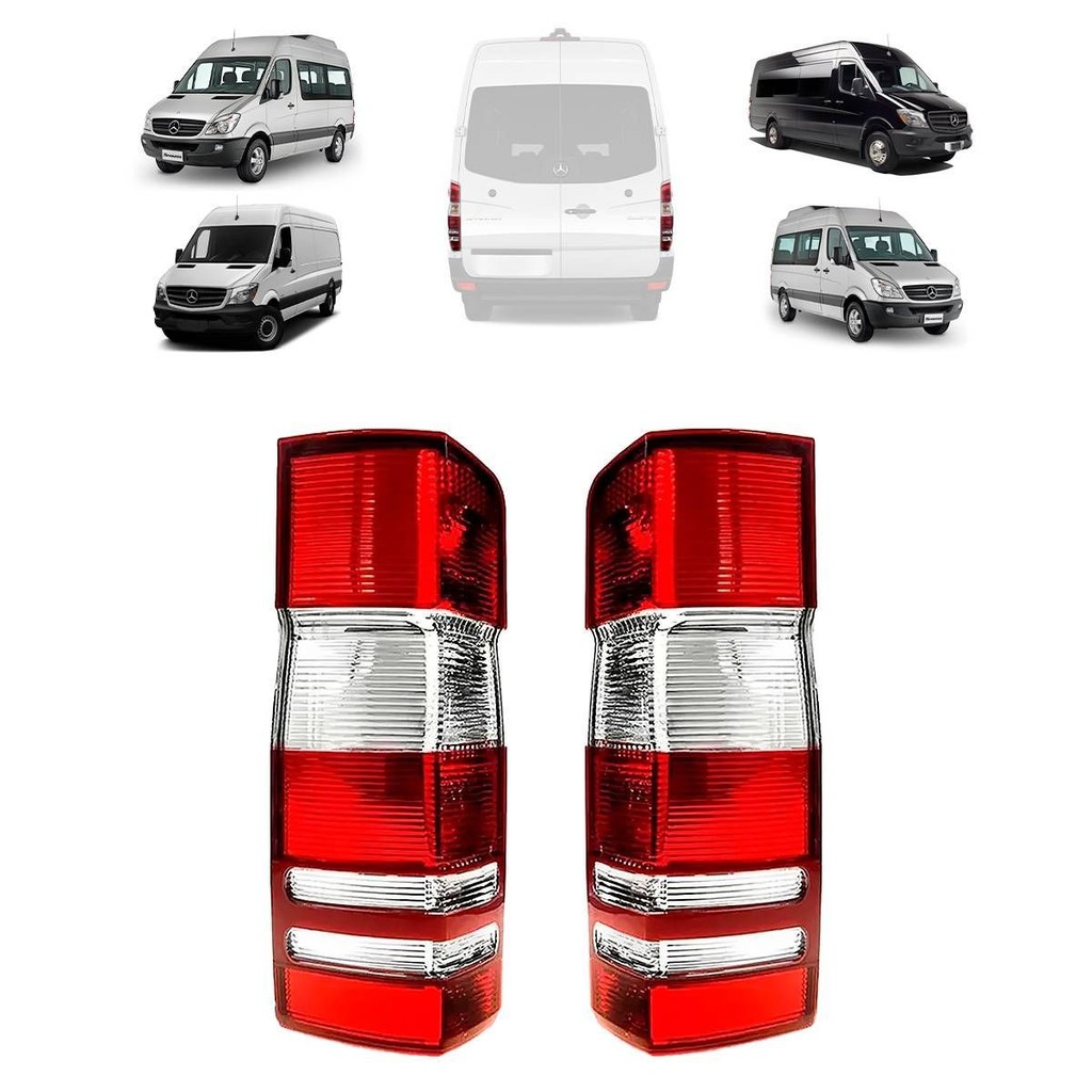 PAR LANTERNA TRASEIRA MERCEDES BENZ SPRINTER 2012 A 2019 (VAN/FURGAO)
