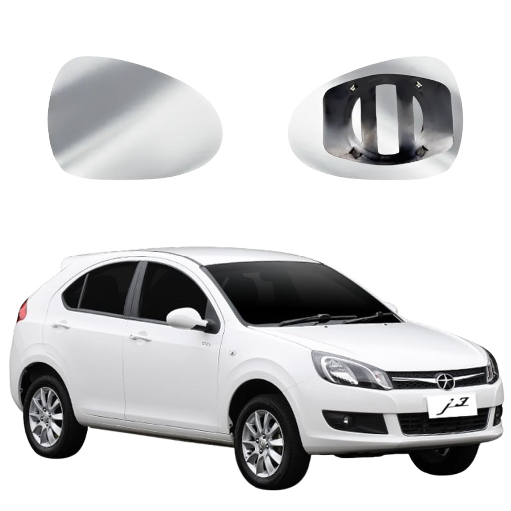 Espelho Lente Com Base P/ Retrovisor Jac J3 2011 2012 2013 a 2017 Direito