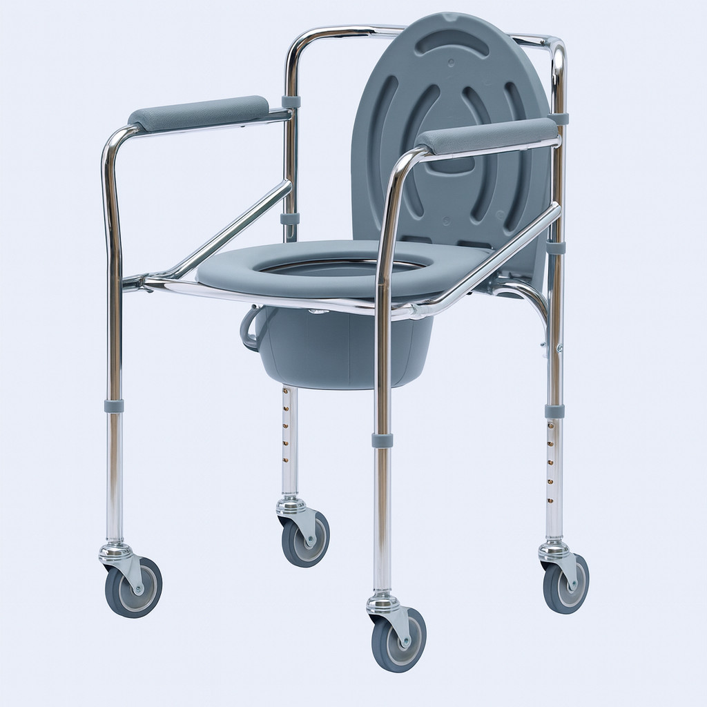 Cadeira De Banho Para Idoso Desmontável Higiênica Sanitário