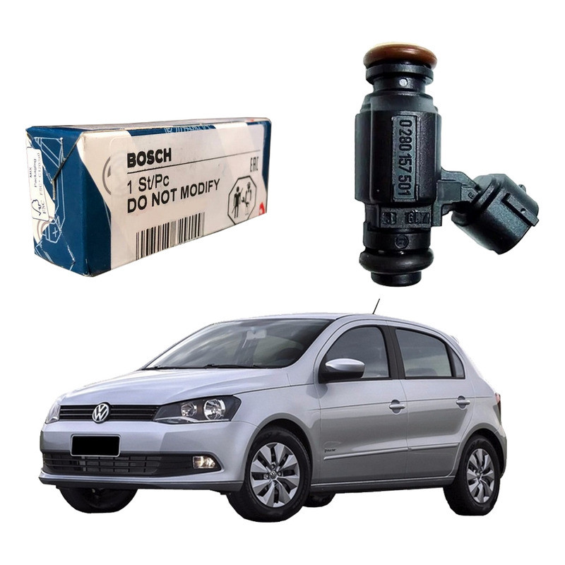 Bico Injetor Bosch Volkswagen Gol G6 1.6 16v Msi 2013 A 2015