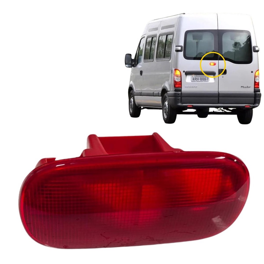LANTERNA TAMPA TRASEIRA PARA MASTER 2005 A 2012