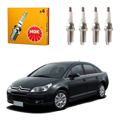 Jogo Velas Ngk C4 Pallas 1.6 16v 2.0 16v Flex 2007 A 2012
