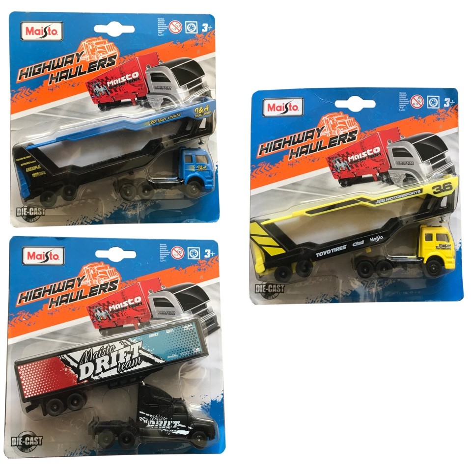 Miniatura Caminhão Haulers Cegonha 1:64 Maisto