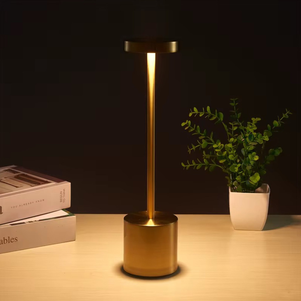 Luminária LED de Mesa Portátil Touch Recarregável Bateria 1200mAh Oasis OIH-4708