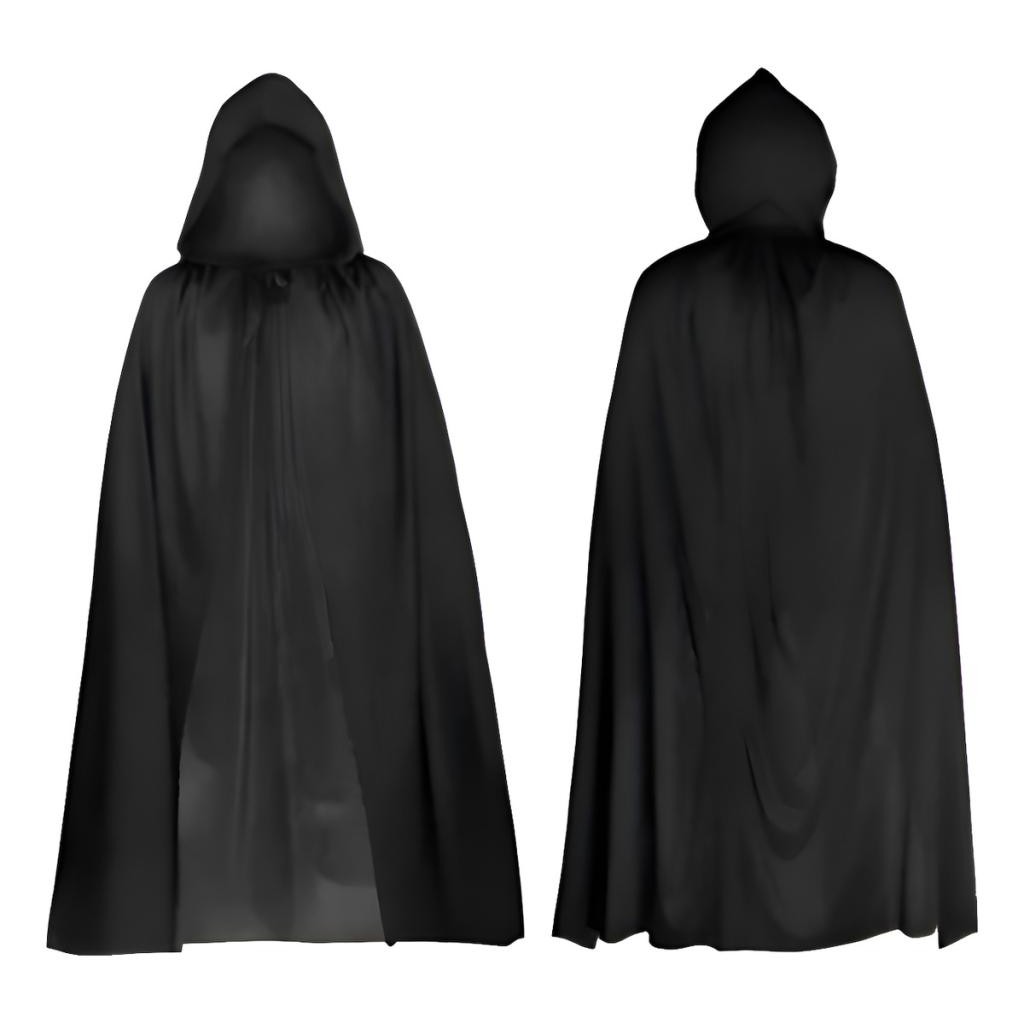 Capa Com Capuz Preta
