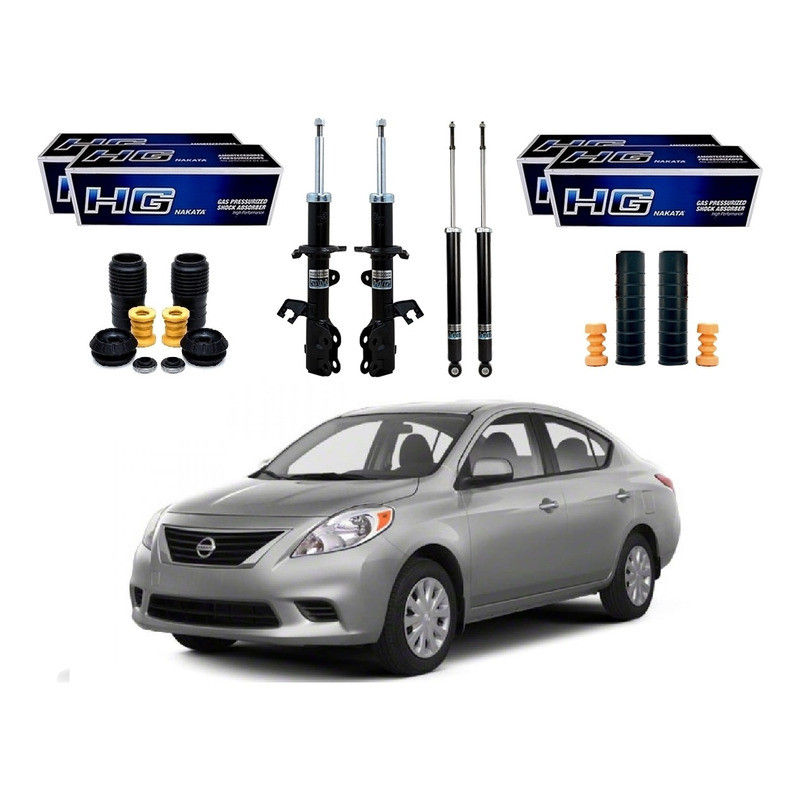 Kit Amortecedor Dianteiro Traseiro Versa 1.6 2012 A 2014 em Oferta na Shopee