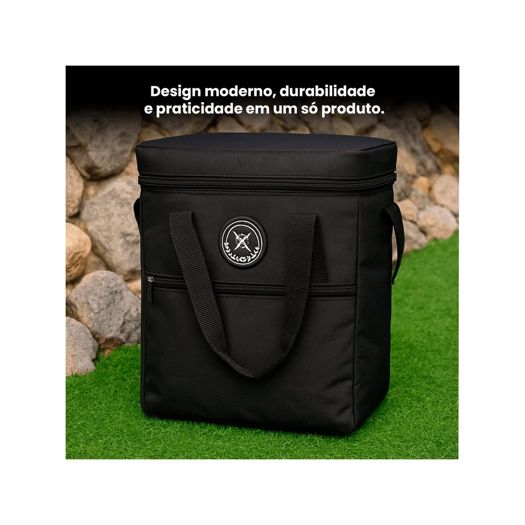 Bolsa Térmica 13L Grande Capacidade Ideal para Marmitas Frutas e Bebidas no Trabalho ou Viagem