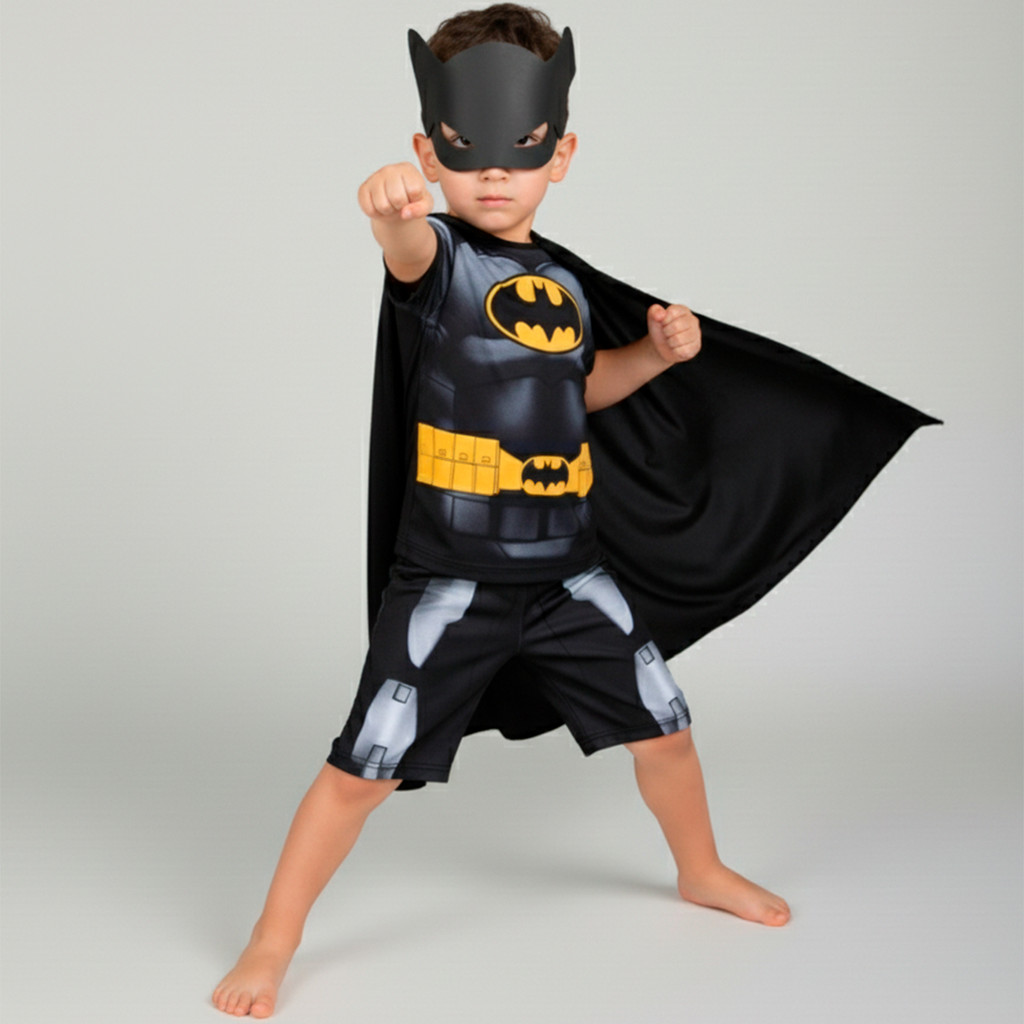 Fantasia Homem Aranha Com Mascara Infantil Super Heroi Aranha Criança Infância Festa