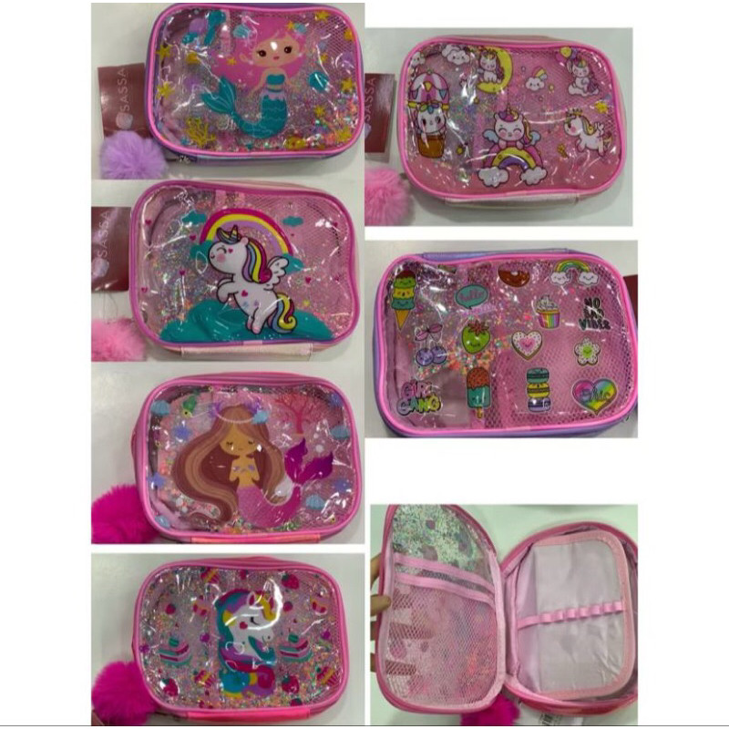 Estojo Box Escola Infantil/unissex