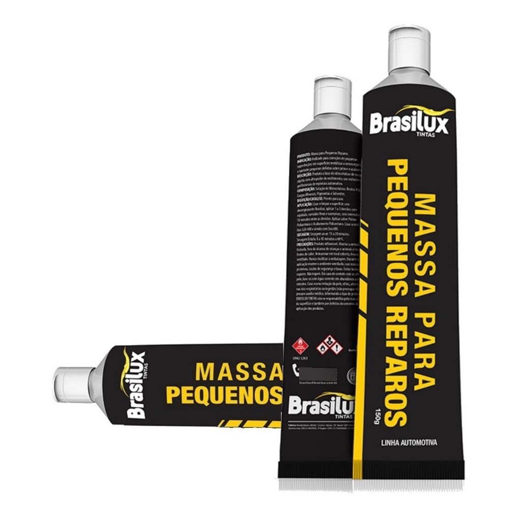 Massa Niveladora para Pequenos Reparos Brasilux 150g – Corrige Imperfeições em Paredes e Superfícies em Oferta na Shopee