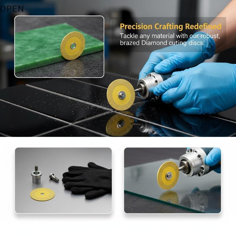 op 40mm Braze Diamond Saw de Multimaterialpatível Longa Vida Útil Para Canteiro de Obras de Vidro de Granito Funciona sg