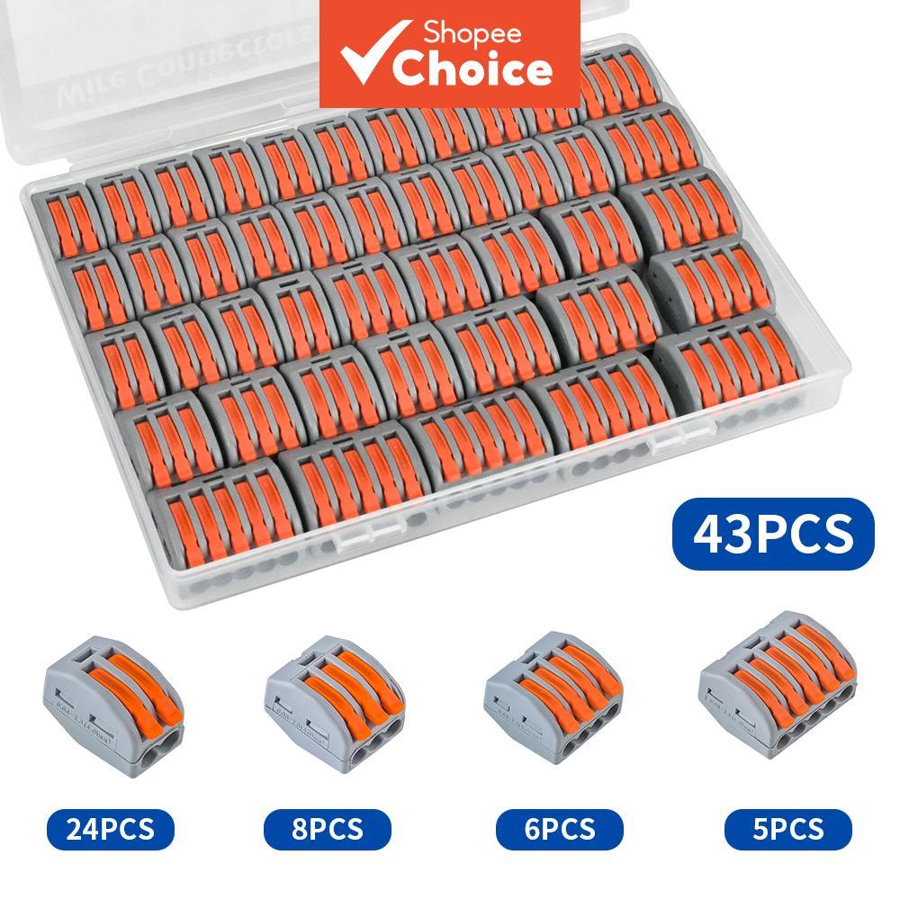 【HOT6】Conector Mini Alavanca Rápida CMK41 Série Caixa Conector Elétrico Compacto Emenda Terminal de Fiação Conexão