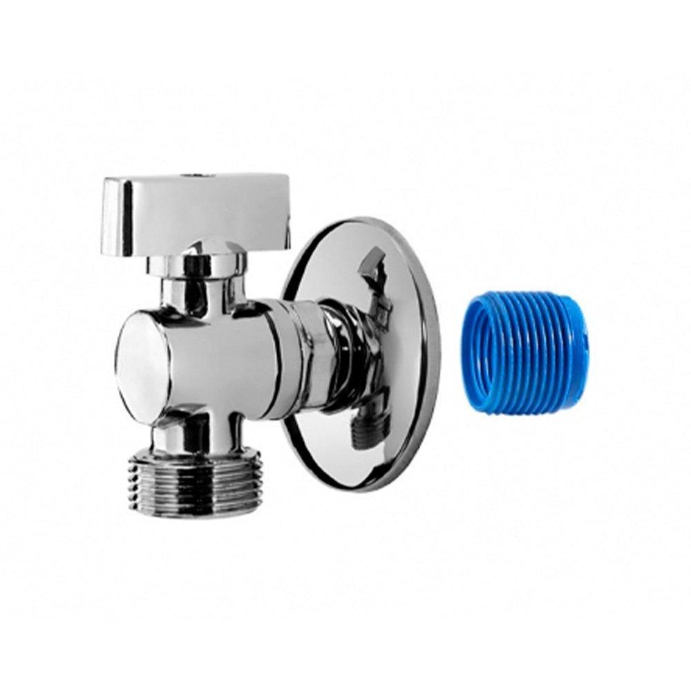 Torneira Blukit 90 ABS Cromado para Máquina de Lavar 1/2 3/4
