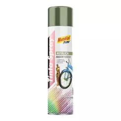 Tinta Spray Mundial Prime Metálica Verde 400ml