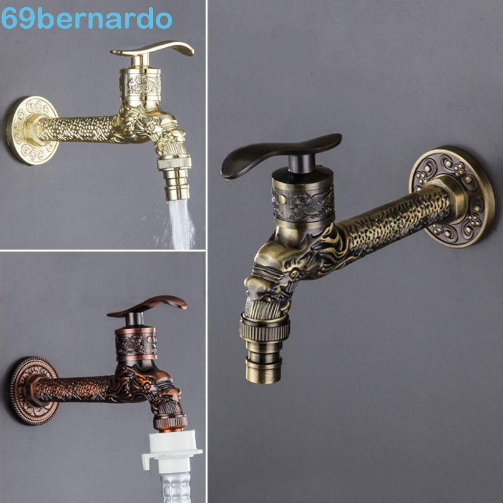 Torneira Dragão BERNARDO , Núcleo De Válvula De Cerâmica De Bronze , Antiga Com Acabamento Em Interface De 4 Pinos