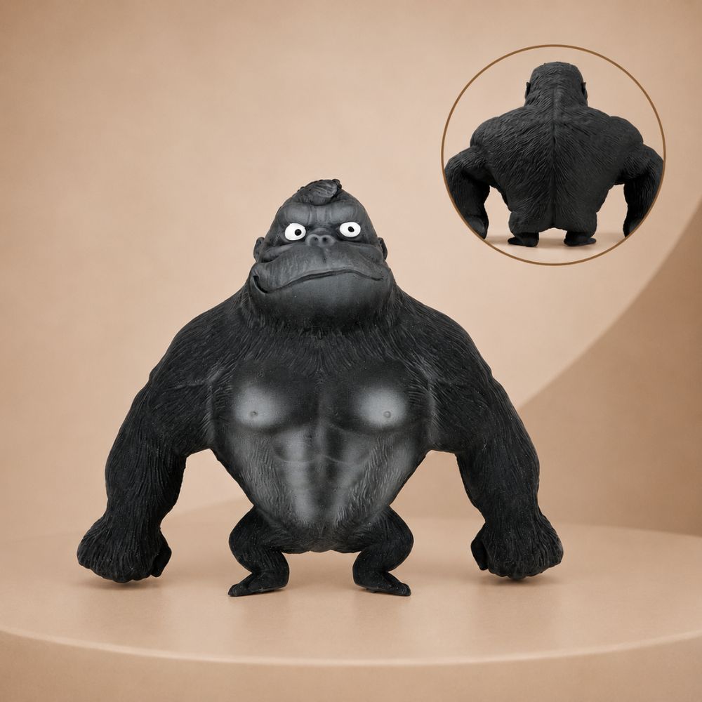 Brinquedo Macaco Gorila Estica Esmaga Fidget Toys Antiestresse Apertar