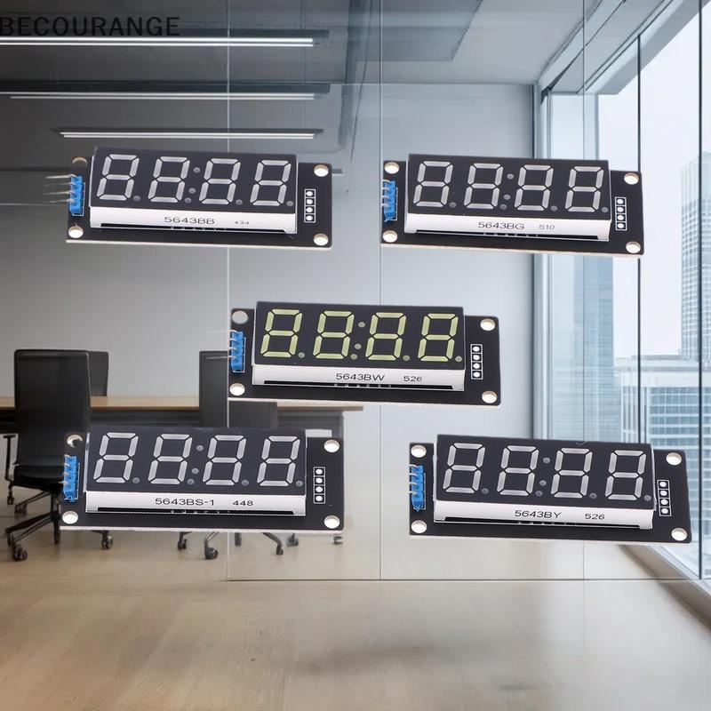 BEC TM1637 0.56 Polegada 4 Bits LED Tubo Digital Display 7 Segmentos Módulo De Exibição Eletrônico Clo Placa Para Arduin